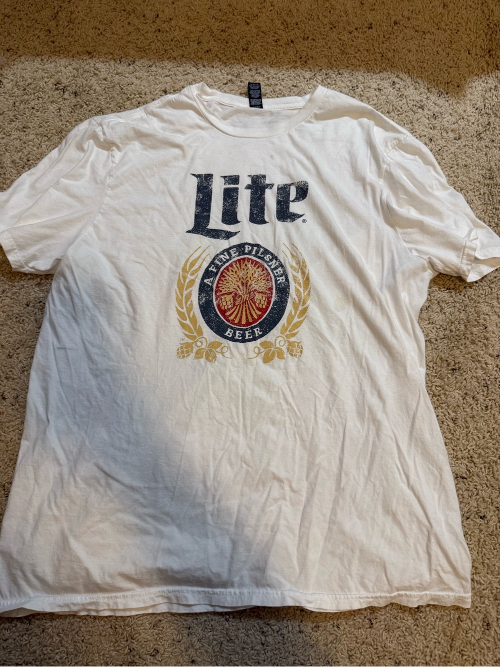 District White 'Lite' Graphic Short Sleeve Tee